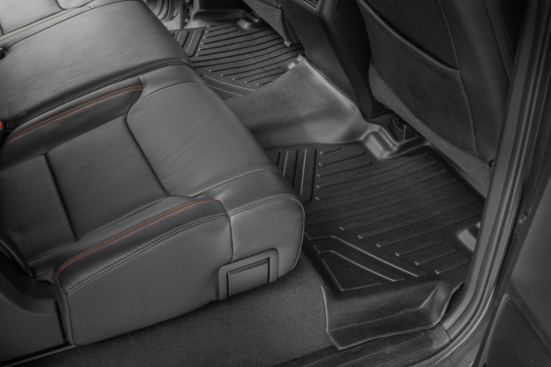 Rough Country - Floor Mats - FR & RR - CrewMax - Toyota Tundra 2WD/4WD (2014-2021)