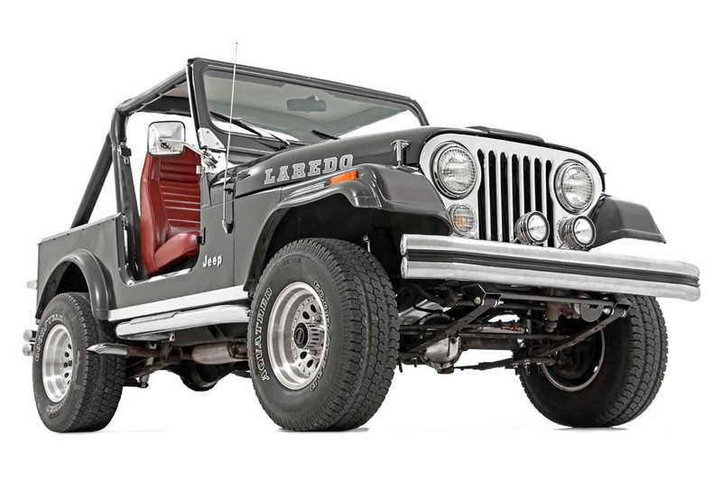 Rough Country - Front Shackle Reversal Kit - Jeep CJ5/CJ7 5 4WD (1976-1983)