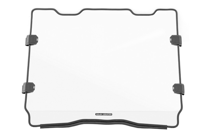 Rough Country - Full Windshield - Scratch Resistant - Polaris RZR Turbo R 4