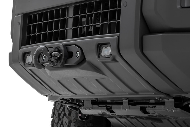 Rough Country - FXS Hidden Winch Mount - White SAE - PRO1200S - Toyota Land Cruiser (24-26) - 10749