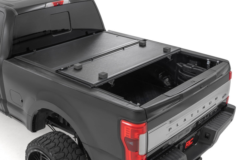 Rough Country - Hard Low Profile Bed Cover - 6'10 in. Bed - Ford F-250/F-350 Super Duty (17-25)