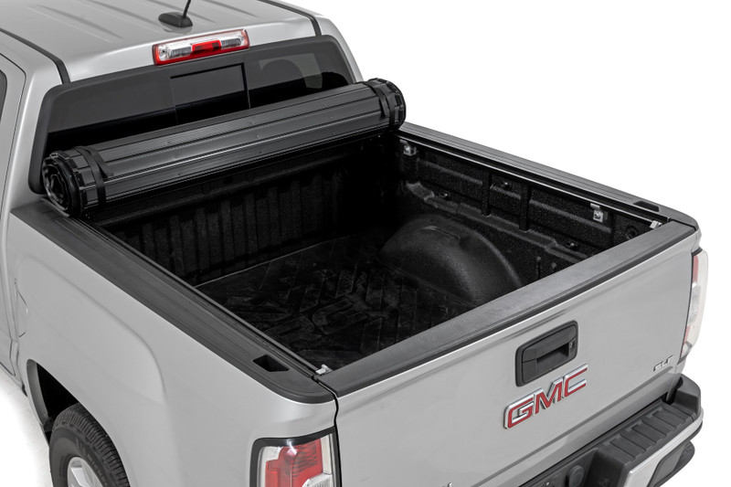 Rough Country - Hard Roll Up Bed Cover - 5' Bed - Chevy/GMC Canyon/Colorado 2WD/4WD (15-22)