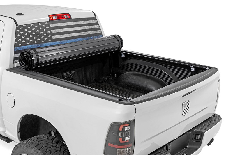 Rough Country - Hard Roll Up Bed Cover - 5'7 in. Bed - Ram 1500 (10-18)/2500 (10-25)