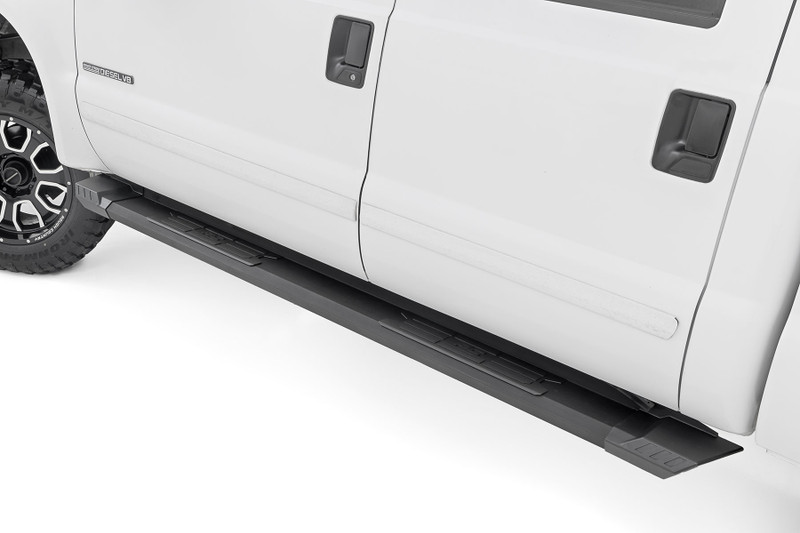 Rough Country - HD2 Aluminum Running Boards - Super Crew Cab - Ford F-250/F-350 Super Duty (99-16)