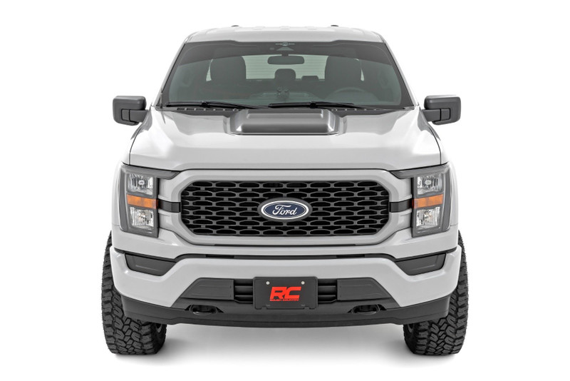 Rough Country - Hood Scoop - G4 Azure Gray - Ford F-150 2WD/4WD (2021-2025)