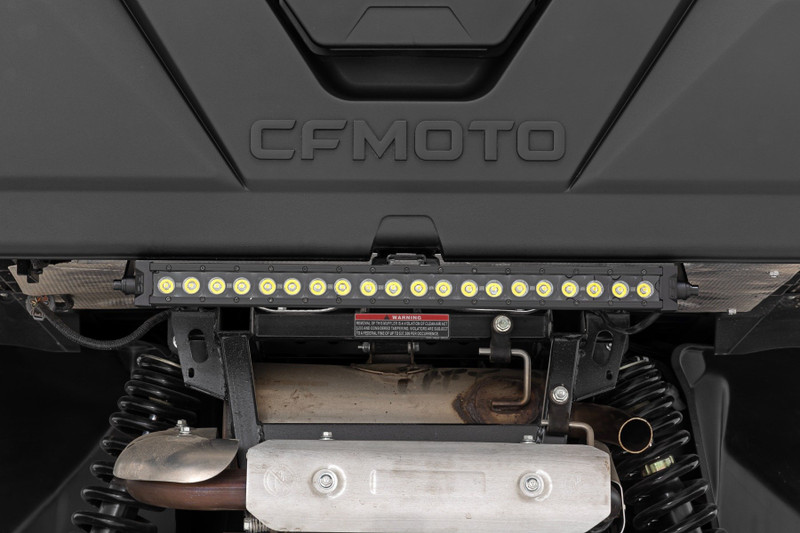 Rough Country - LED Light Kit - Under Bed Mount - 20 in. Black Single Row - CFMOTO UFORCE 1000
