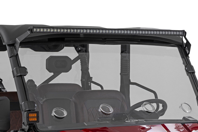 Rough Country - LED Light Mount - 50" Black Single Row - CFMOTO UFORCE U10 Pro - 71213