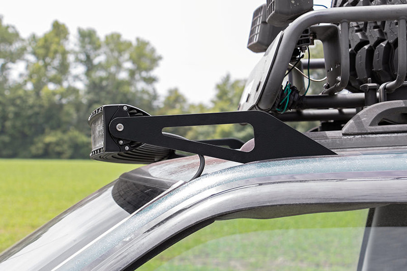 Rough Country - LED Light Mount - Upper Windshield - 50 in. Curved - Jeep Grand Cherokee ZJ (93-98)