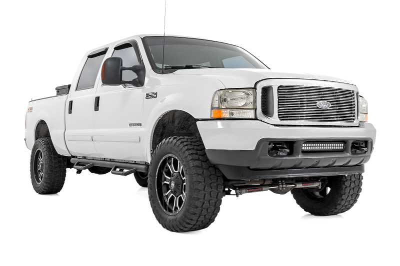 Rough Country - Nerf Steps - Cab Length - Crew Cab - Ford F-250/F-350 Super Duty (99-16)