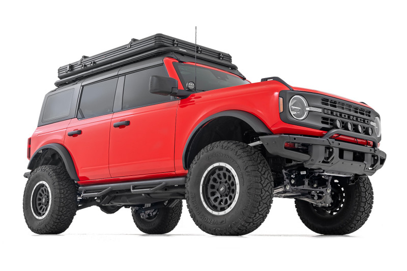 Rough Country - Nerf Steps - Wheel to Wheel - 4 Door - Ford Bronco 4WD (2021-2025)