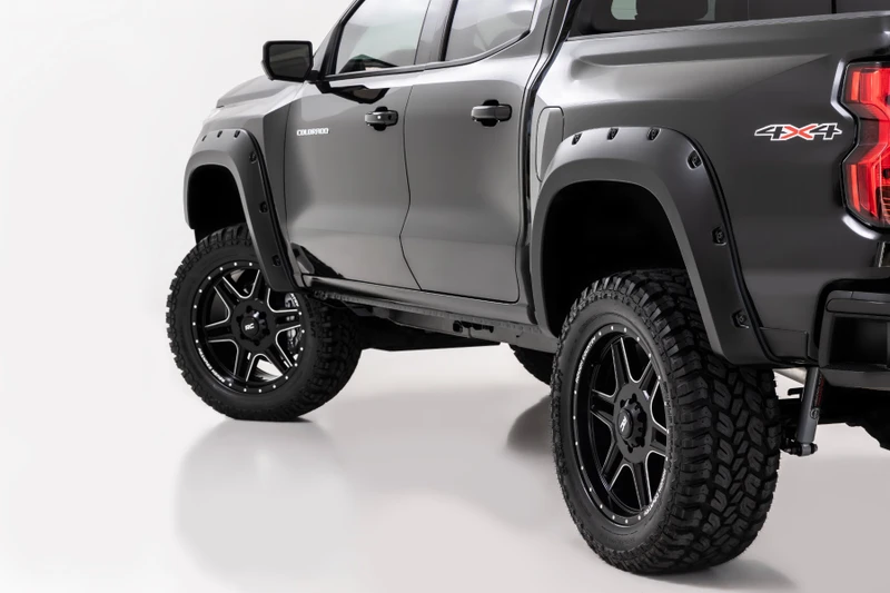 Rough Country - Pocket Fender Flares - GBA Gloss Black - Chevy Colorado 2WD/4WD (2023-2025)
