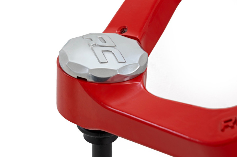 Rough Country - Polished Aluminum Ball Joint Caps - Pair - Rough Country Control Arms