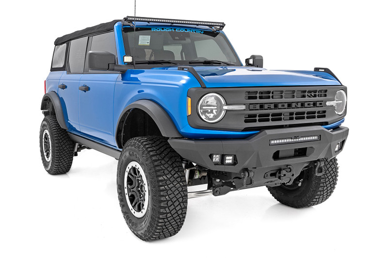 Rough Country - Power Running Boards - Dual Electric Motor - 4 Door - Ford Bronco 4WD (21-25)