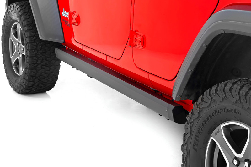 Rough Country - Power Running Boards - Dual Electric Motor - 4 Door - Jeep Wrangler JL (18-24)
