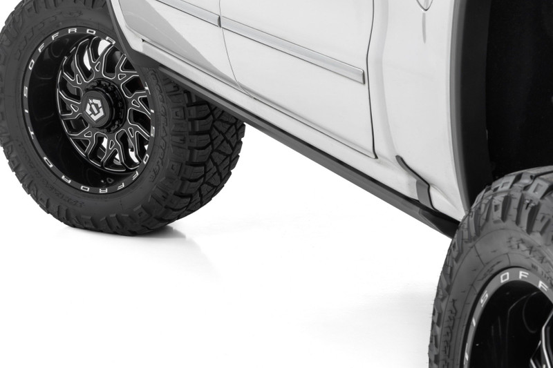 Rough Country - Power Running Boards - HT-Series - Crew Cab - Chevy/GMC 1500/2500HD/3500HD 2WD/4WD - ESR51518