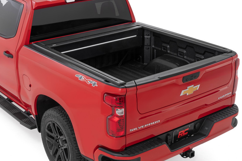 Rough Country - Powered Retractable Bed Cover - 5'10 in. Bed - Chevy/GMC Sierra/Silverado 1500 (19-25)
