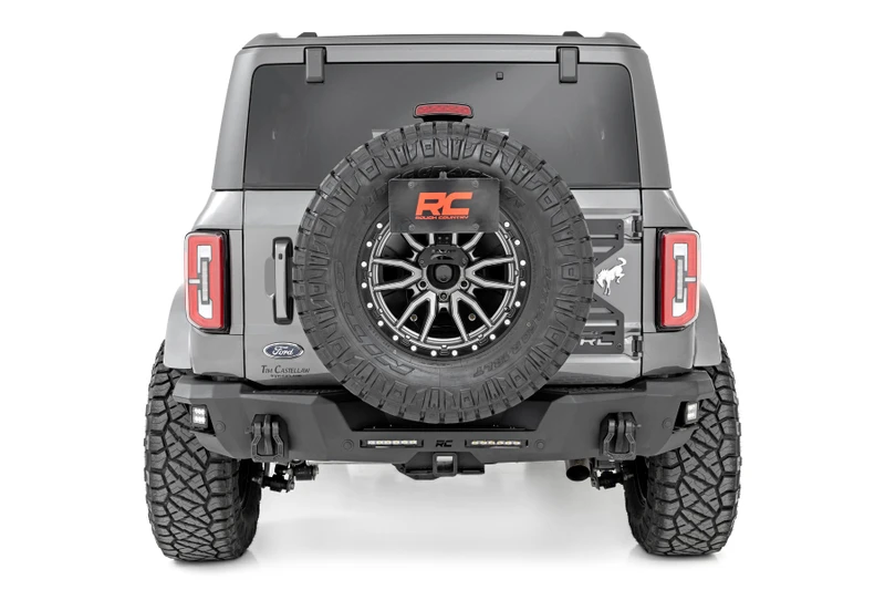 Rough Country - Rear Bumper - Black Series LED - Flood - Ford Bronco 4WD (2021-2025)