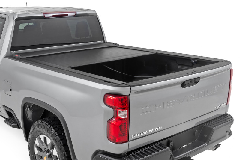 Rough Country - Retractable Bed Cover - 6'9 in. Bed - Chevy/GMC 2500HD/3500HD (20-25)