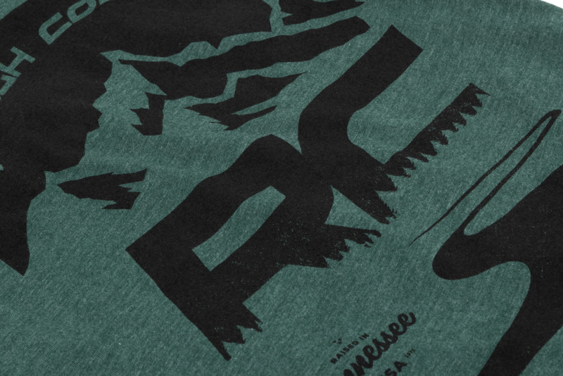 Rough Country - Rough Country T-Shirt - RC Mountains - Forest Green - LG