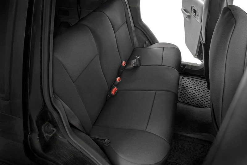 Rough Country - Seat Covers - Non Detach Headrest FR and Rear - Jeep Cherokee XJ (84-96)