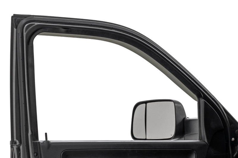 Rough Country - Side Window Deflectors - Tape On Rain Guard - Ram 1500 (09-18) 2500 (10-24)