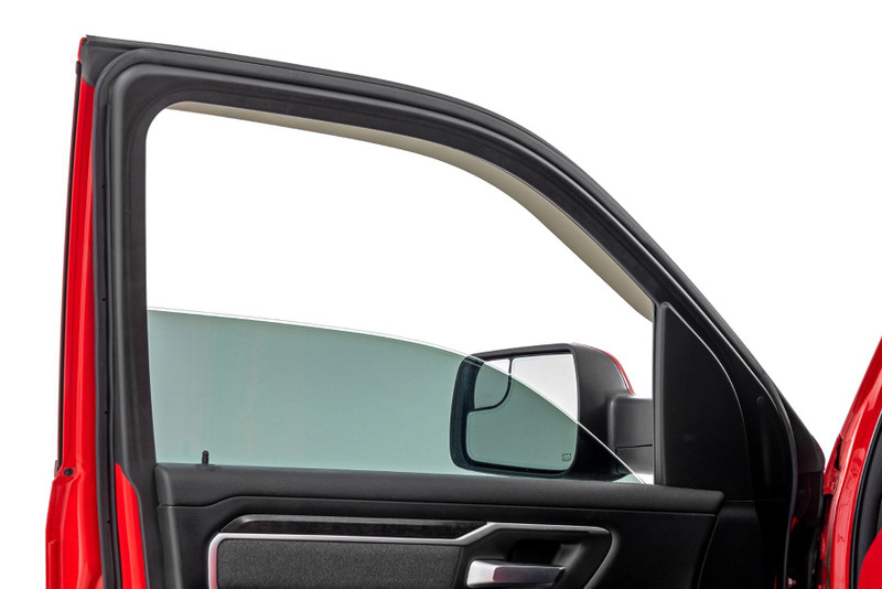 Rough Country - Side Window Deflectors - Tape On Rain Guard - Ram 1500 (19-25)/1500 TRX (21-24)