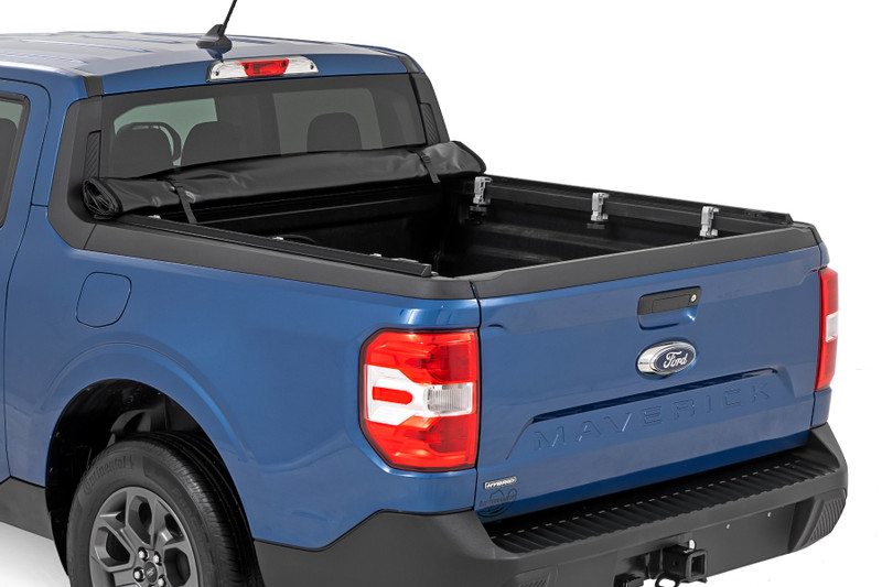 Rough Country - Soft Roll Up Bed Cover - 4'6 in. Bed - Ford Maverick 2WD/4WD (2022-2025)