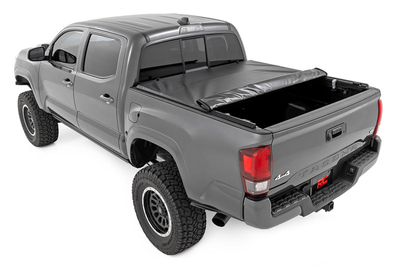 Rough Country - Soft Roll Up Bed Cover - 5' Bed - Toyota Tacoma 2WD/4WD (2016-2023)