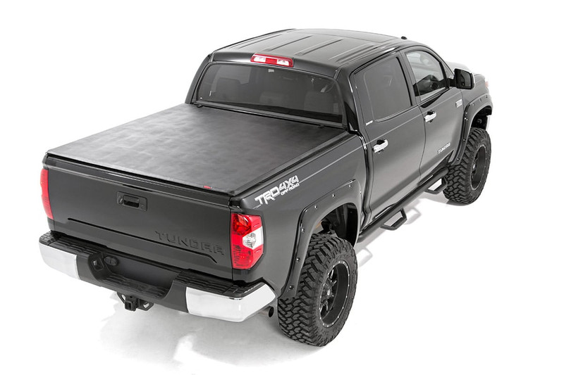 Rough Country - Soft Tri-Fold Bed Cover - 6'7 in. Bed - Toyota Tundra 2WD/4WD (2007-2025)