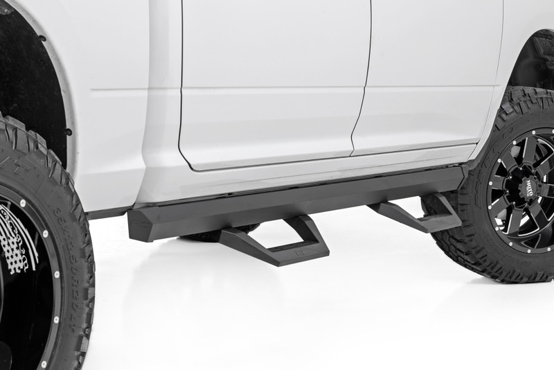 Rough Country - SRX2 Adj Aluminum Step - Crew Cab - Ram 1500/2500/3500 2WD/4WD (2010-2018 & Classic)