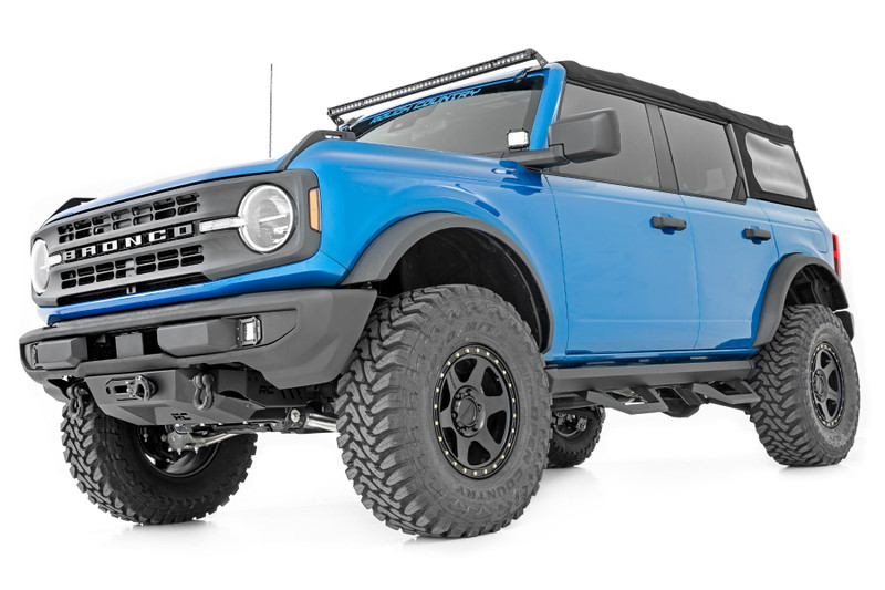 Rough Country - SRX2 Adjustable Aluminum Step - Ford Bronco 4WD (2021-2026) - 51029