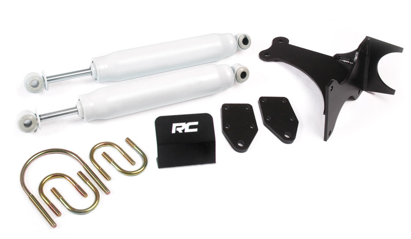 Rough Country - Steering Stabilizer - Dual - 2-8 Inch Lift - Ford Super Duty (05-22) - 8749130WS