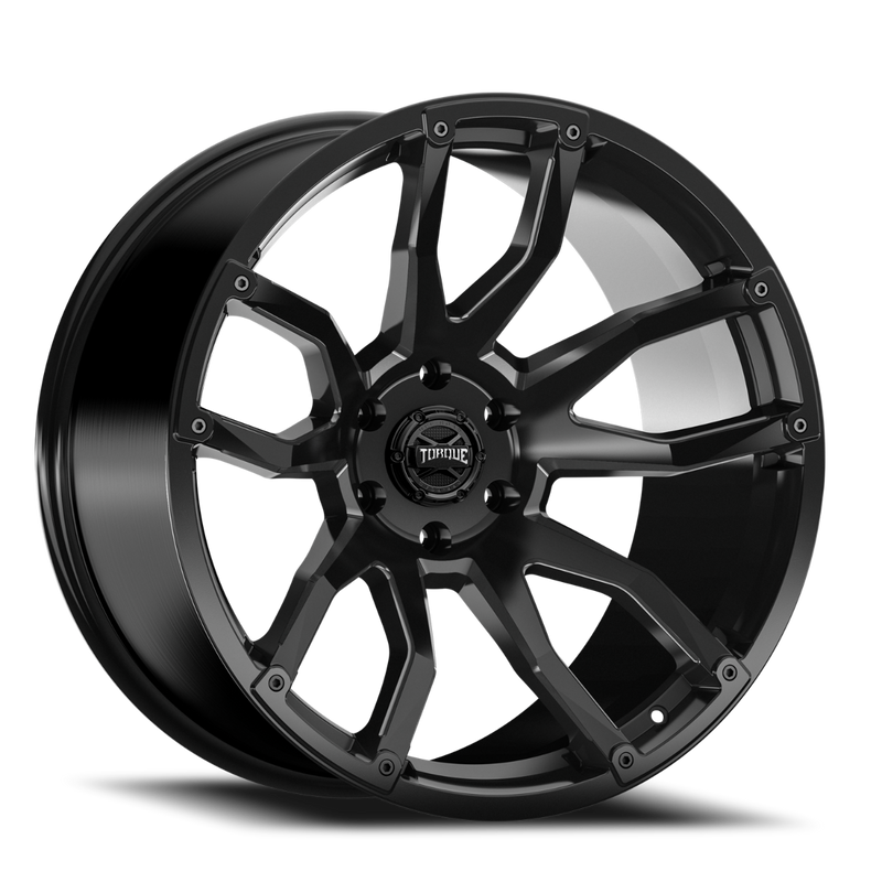 Rough Country - Torque Impact/Satin Black/20x9/8x180/0mm