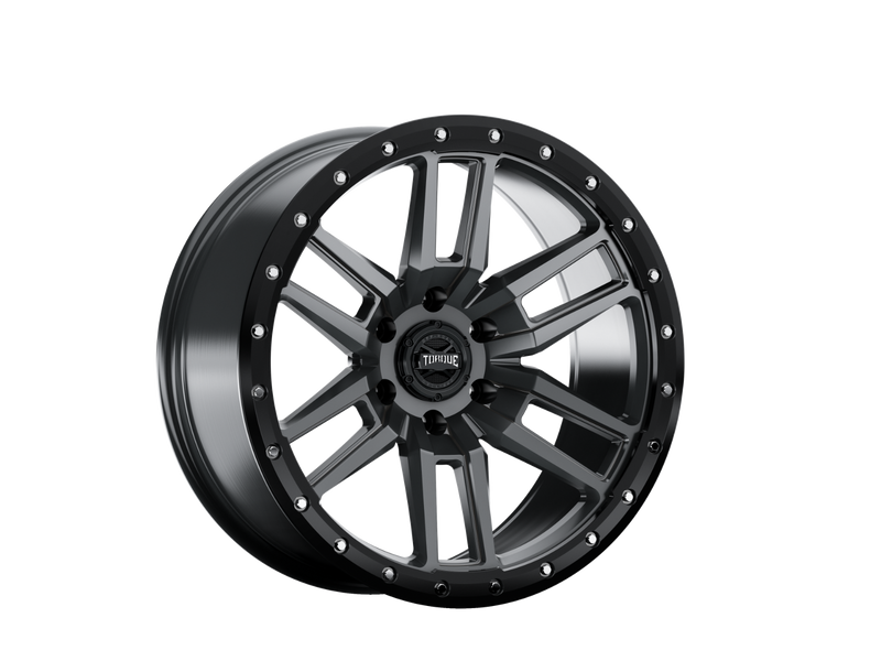 Rough Country - Torque Pritchett/Anthracite w/Black Lip/20x9/6x135/-12mm