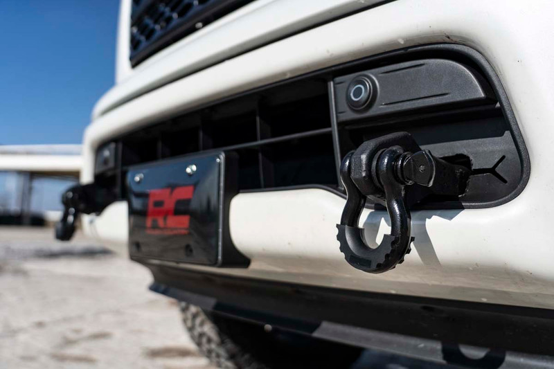 Rough Country - Tow Hook Brackets - Nissan Titan 2WD/4WD (2017-2024)