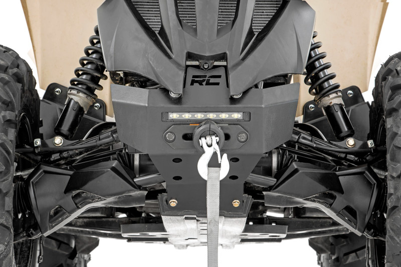 Rough Country - Winch Bumper - 4500-Lb Winch - Synthetic Rope - Can-Am Renegade 1000/Renegade 500