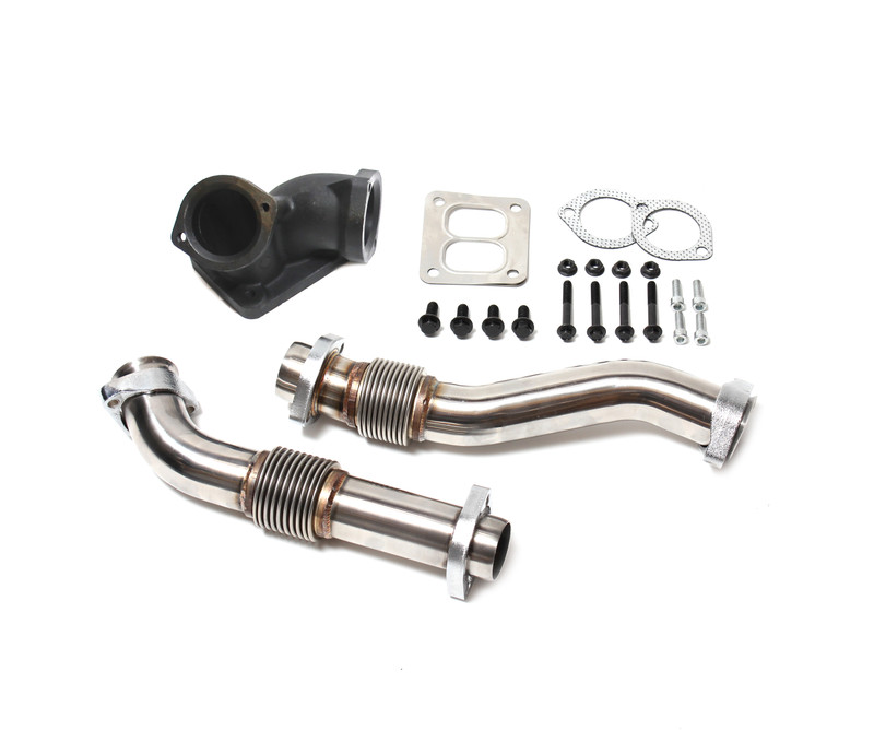 HD 321 Stainless Steel Bellowed Up Pipe Kit (SS321) 94-97 Ford 7.3L Powerstroke Diesel