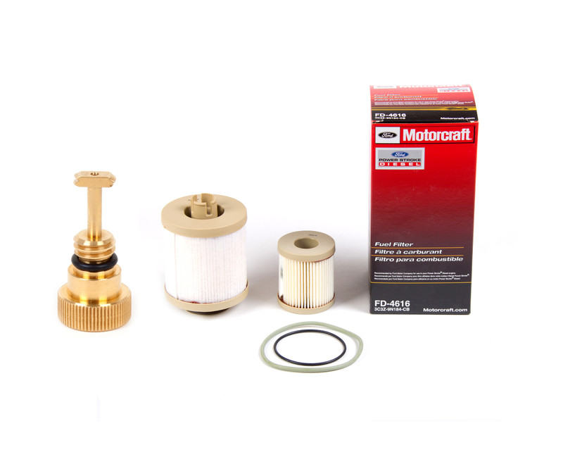 6.0L OEM FUEL FILTER KIT & UPDATED DRAIN PLUG