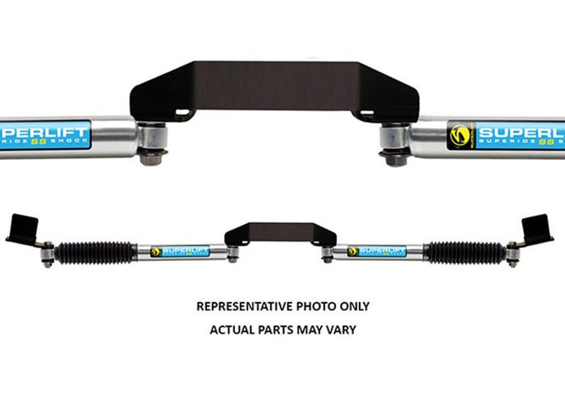 Super Lift Dual Steering Stabilizer Kit * 2005-2019 Ford F-250/350 SD 4WD