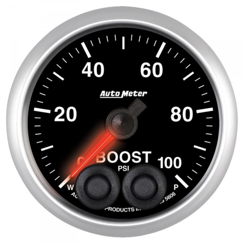 Autometer Elite Series Boost Gauge 0-100 Psi 5606