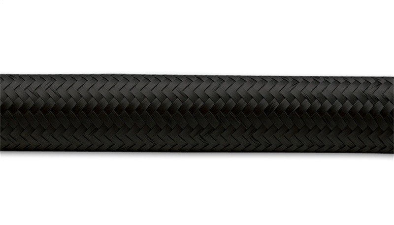 Vibrant -10 AN Black Nylon Braided Flex Hose 11980