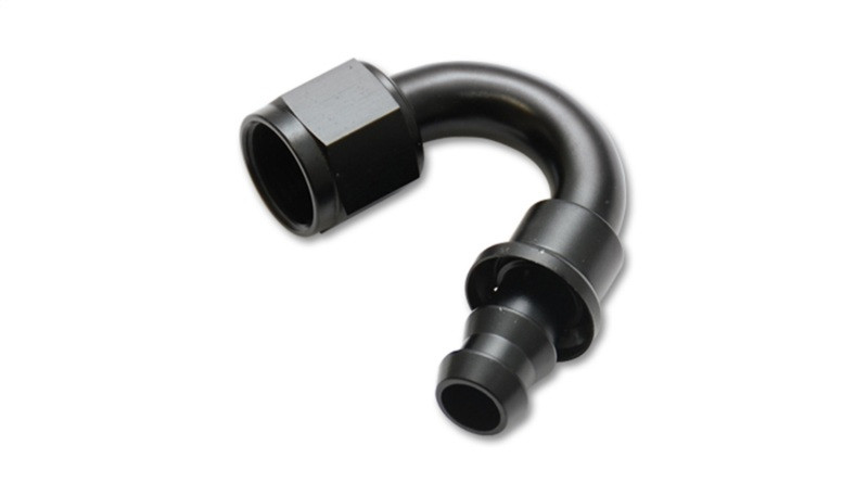 Vibrant -6an Push-on 150 Degree Hose End Fitting 22506