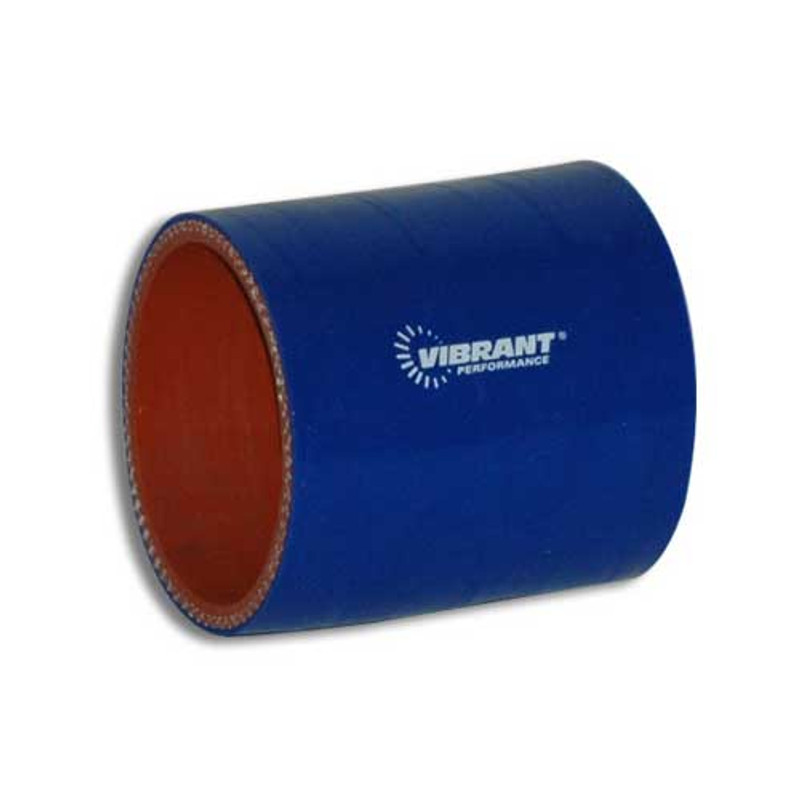 Vibrant 3.5" Silicone Coupler 3.5" Id X 3" Long- Blue 2716B