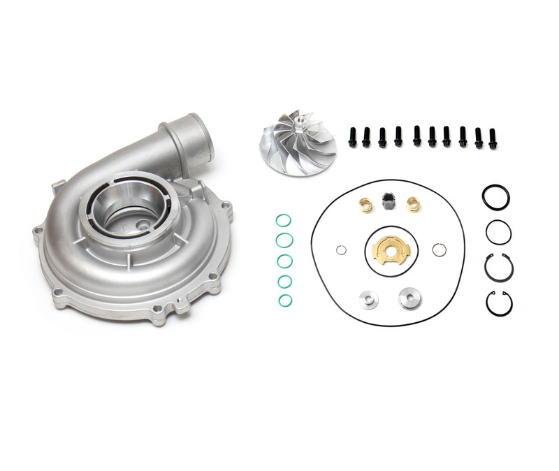 Upgraded Compressor Housing Kit 63 MM With Turbo Rebuild For 06-07 6.6L Duramax LLY/LBZ