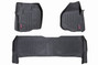 Rough Country Heavy Duty Floor Mats - Front and Rear Combo (Crew Cab Models w/ Raised Pedal) M-51213