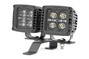 Rough Country Jeep Quad LED Light Pod Kit - Black Series (18-20 JL / 2020 Gladiator) 70822