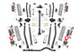 Rough Country 4in Long Arm Suspension Lift Kit w/ Vertex Shocks (18-20 Wrangler JL, 4-Door) 61950