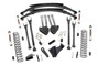 Rough Country 8in Ford 4-Link Suspension Lift System w/V2 Shocks (05-07 F-250/350 4WD, Diesel) 59070