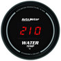 Autometer Gauge, Water Temp, 2 1/16", 340°f, Digital, Black Dial W/ Red Led 6337