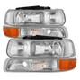 Spyder Auto OEM Style Headlights With Bumper Lights - Chrome 9035111